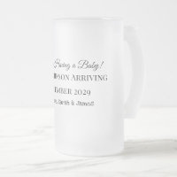 Custom Baby Reveal Card