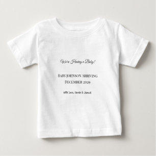 Custom Baby Reveal Card T-Shirt
