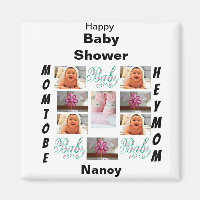 Custom Baby Shower 11 Photo Collage 