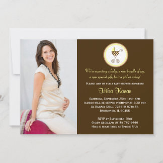 Custom Baby Shower Invitation - Hiba