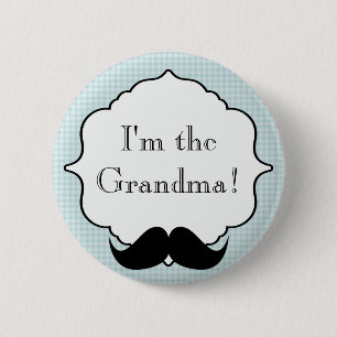 Custom Baby Shower Party I'm the Grandma Button