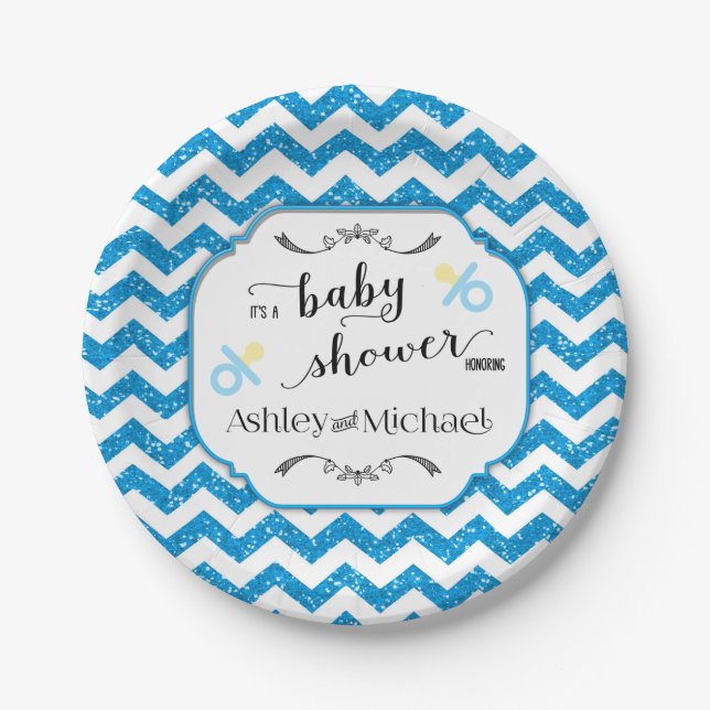 Custom Baby Shower Plates (Front)