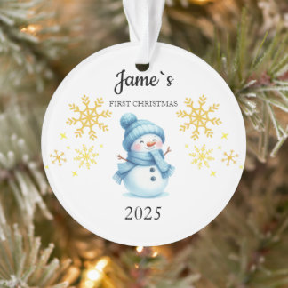 Custom Baby's First Christmas Baubles,Custom Keeps Ornament