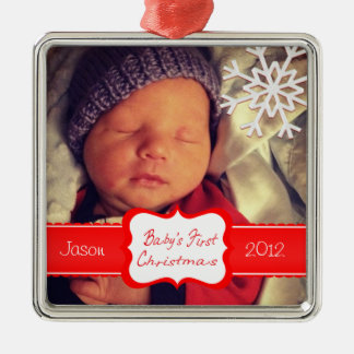 Custom Baby's First Christmas Ornament