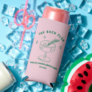 Custom Bach Party,Wedding Weekend Seltzer Can Cooler