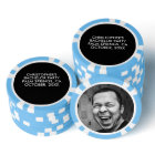 Custom Bachelor Favour Golf Marker Poker Chips