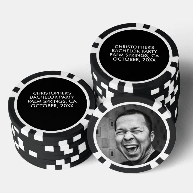 Custom Bachelor Favour Golf Marker Poker Chips (Stack)