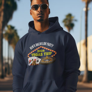 Custom Bachelor Party Las Vegas Trip Hoodie