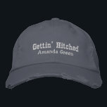 Custom Bachelorette Bride Squad Nashville Country Embroidered Hat<br><div class="desc">Looking for the perfect country bachelorette party hat? Look no further than this personalised Gettin' Rowdy Or Gettin' Hitched embroidered hat! This western-themed hat is perfect for your upcoming bachelorette party and will be a hit with all of your bridesmaids.</div>