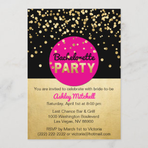Custom Bachelorette Party Invitations Templates