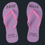 Custom Bachelorette Slippers Flip Flops<br><div class="desc">copy paste latitude and longitude from www.latpluslong.com</div>