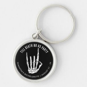 Custom Bachelorette Swag Till Death Do Us Party Key Ring