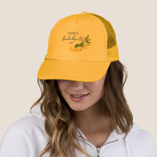 Custom Bachelorette Weekend Hat   Amalfi Lemons