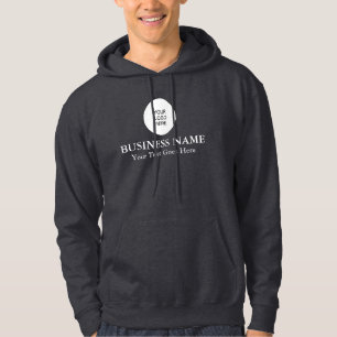 Custom Back & Front Print Company Logo Mens Hoodie
