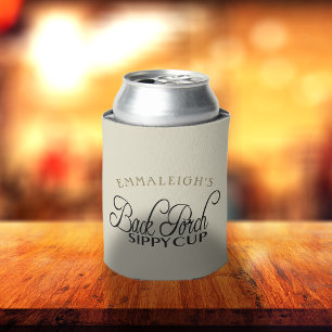 Custom Back Porch Sippy Cup Can Cooler