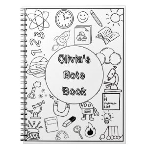 Custom back to school notebook
