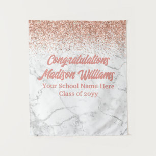Custom Backdrop Graduation Party Photo Booth Prop Tapestry