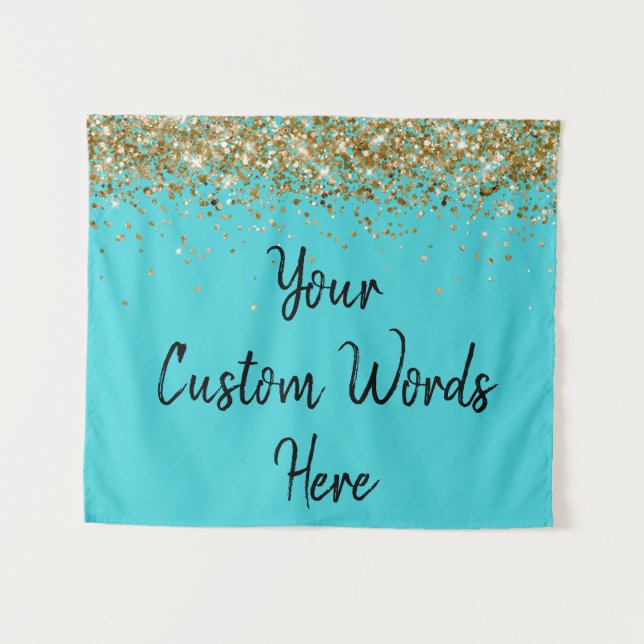 Custom Backdrop Personalised Photo Booth Back drop Tapestry (Front (Horizontal))