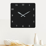 Custom Background Colour Personalised Wall Clock<br><div class="desc">Click EDIT DESIGN, then click EDIT BACKGROUND to change the background colour, and easily create your personalised wall clock. You can also click TEXT to add a text line. You can TRANSFER this DESIGN on other Zazzle products and adjust it to fit most of the Zazzle items. Standard Studio designs...</div>