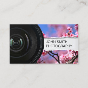 Custom Background Photography Business Card