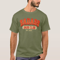 Custom Badass Dad Club Retro Cool Trendy Fun