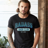 Custom Badass Dad Club Retro Cool Trendy Fun