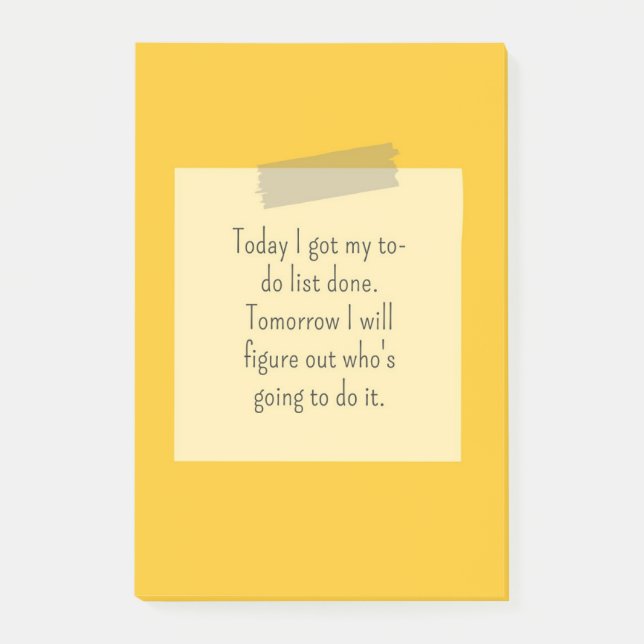 Custom Badge Logo Design Post-it Notes (Front)