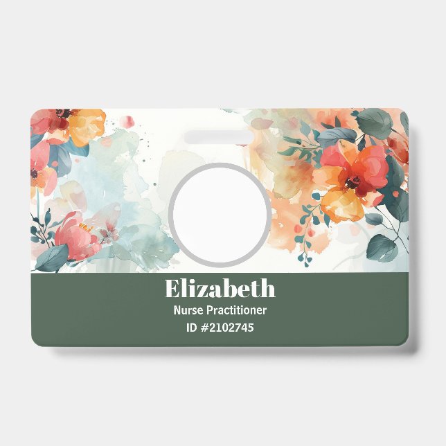 Custom Badges Business Card ID Badge (Front)
