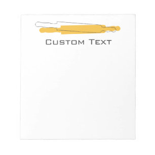 Custom Baker Bakery Shopping List Notepad