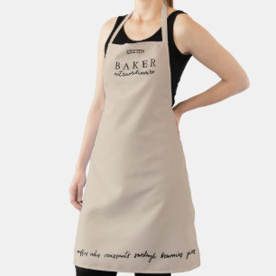 Custom Baker Extraordinaire Almond Large Apron