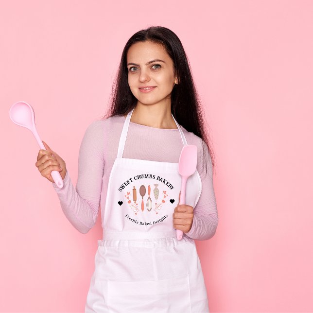 Custom Bakery Baking Utensils Business Apron (Creator Uploaded)