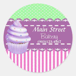 Custom Bakery Business Stickers