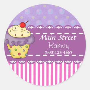 Custom Bakery Business Stickers