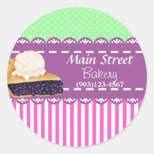 Custom Bakery Business Stickers