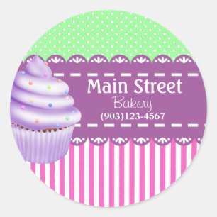 Custom Bakery Business Stickers