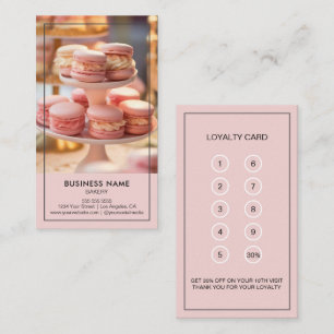Custom Bakery Confectionery Cake Shop Loyalty Card