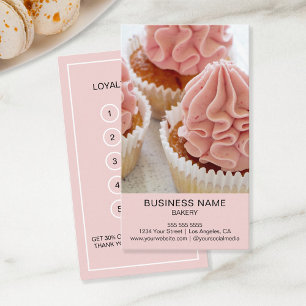 Custom Bakery Confectionery Cake Shop Loyalty Card