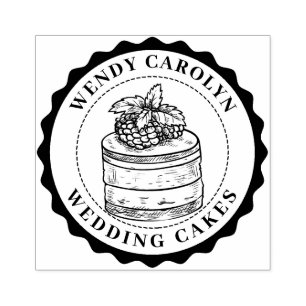 Custom Bakery Logo Rubber Stamp