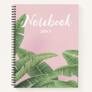 Custom Banana Leaves Notebook