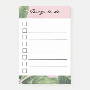 Custom Banana Leaves Post-it Notes
