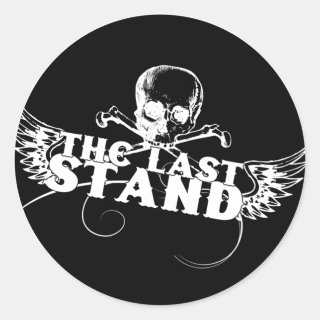 Custom Band Classic Round Sticker (Front)