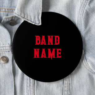 Custom Band Merch 6 Cm Round Badge