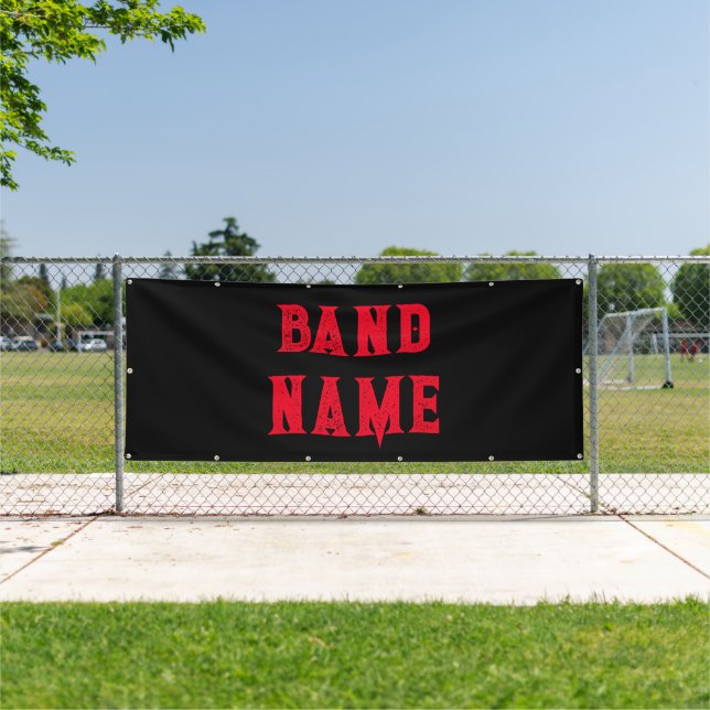 Custom Band Merch Banner (Insitu)