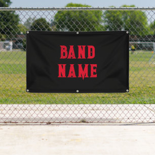 Custom Band Merch Banner