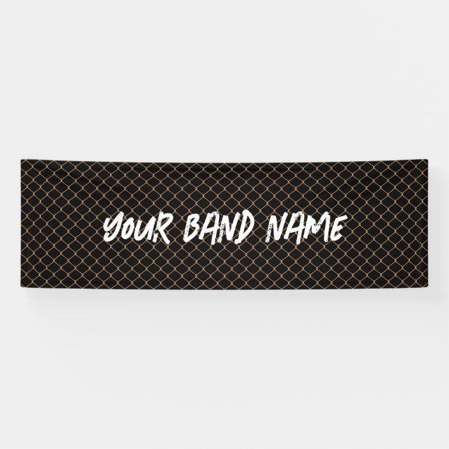 Custom Band Merch DJ Rock Show Music Gig Banner (Horizontal)