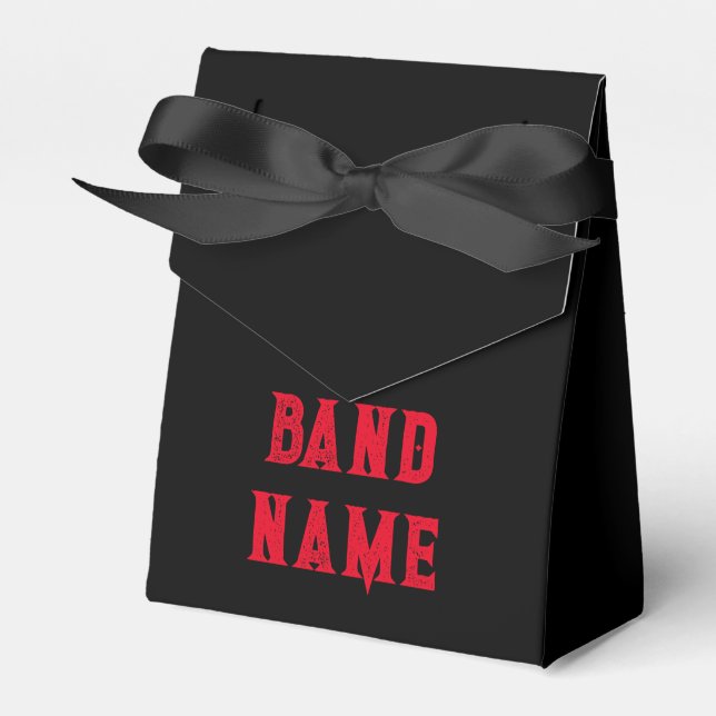 Custom Band Merch Favour Box (Front Side)
