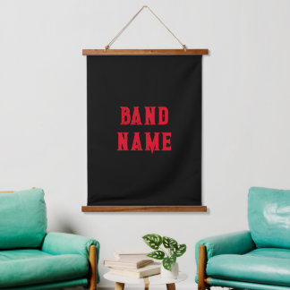 Custom Band Merch Hanging Tapestry