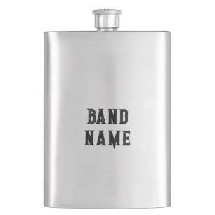 Custom Band Merch Hip Flask
