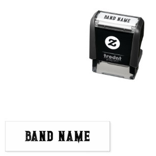 Custom Band Merch Self-inking Stamp