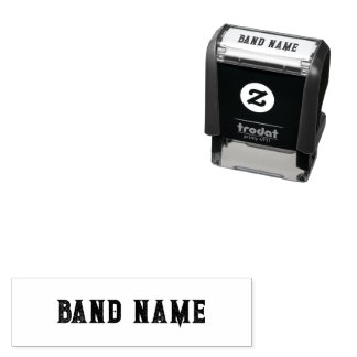 Custom Band Merch Self-inking Stamp